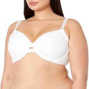 Warner's Womens No Side Effects Underarm-Smoothing Comfort Underwire Lightly Lined T-Shirt Bra 1356 (38C)