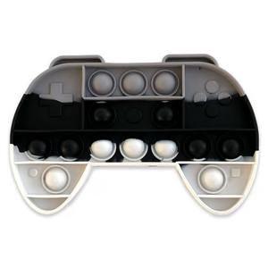 Gotta Pop Fidget Pop It Toy, 5.5" x 6.5" Gray and Black Controller