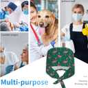 Working Cap Breathable Unisex Women Men Elastic Bandage Tie Back Hats Scrub Nursing Doctor Surgeon Cap (Black29)