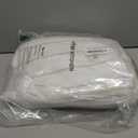 Microfiber Kitchen Towels - Super Absorbent, Soft and Solid Color Dish Towels, 8 Pack (Stripe Designed Dark Green and White Colors), 26 x 18 Inch