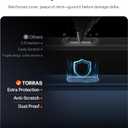 TORRAS Shockproof for iPhone 17 Pro Max Case with Camera Control Button, [12FT Military Grade Drop Protection] Enhanced Grip & Soft Touch Translucent Slim 17 Pro Max Case [3 colors Buttons], Deep Blue