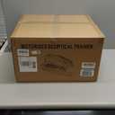 Under Desk Elliptical Machine, Electric Elliptical Leg Exerciser for Seniors with 12 Adjustable, Portable Quiet Elliptical Exercise Machine, Seated Pedal Exerciser with Remote Control (Orange)