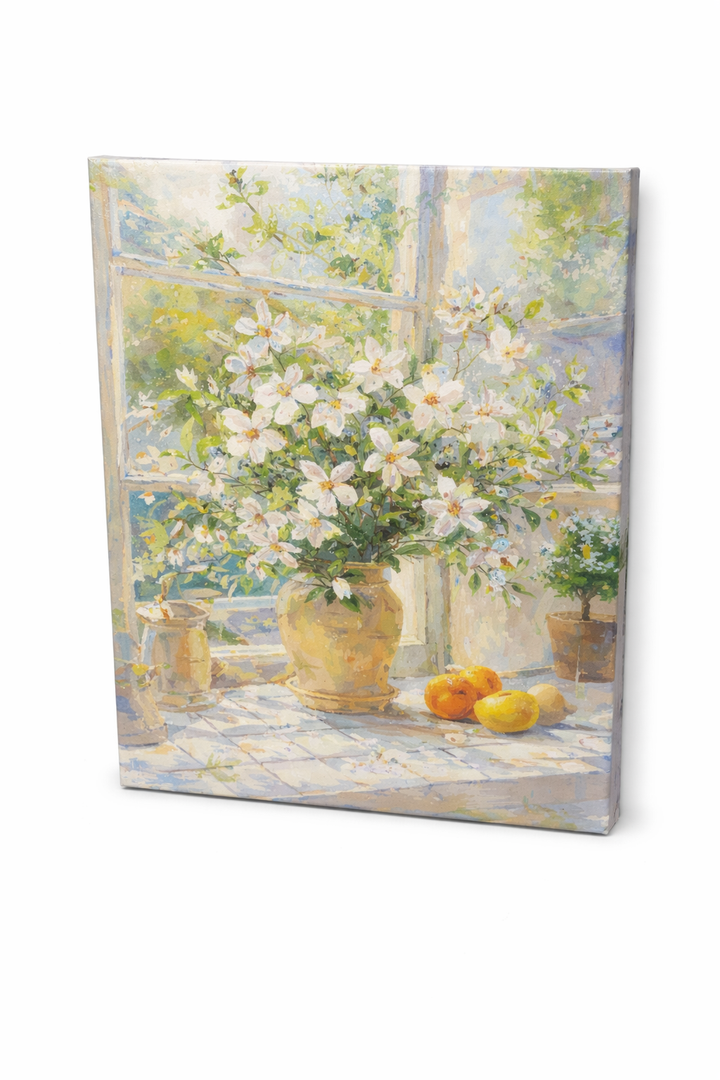 Floral Still Life Paint by Numbers Kit for Adults, Elegant Flower Vase Painting by Number Canvas, Acrylic Painting Set for Adults & Beginners, Perfect for Home Wall Decor and Thoughtful Gifts (19.7x15.7 inches)