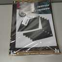 Letter Size Colored File Folders-25 Pack,11 Point Paper Stock,Adjustable Tabs,Bulk for Filing Cabinet Black