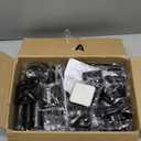 BONPALLY Room Divider Curtain Rod for Wide Space Room Separation, 28-171inch(W) 4-10ft(H) Adjustable No Drilling Tension Curtain Rods, Heavy Duty Temporary Privacy Wall Divider, Black