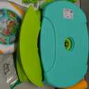 Dinosaur Sit and Spin Toys for Toddlers 1-3, 360 Toddler Spinning Seat with LED Lights and Music Christmas Birthday Gift for 1 2 3 Years Old Boys Sensory Toys Toddler Activities (Blue)