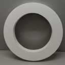 FloraCraft CraftFM Wreath 2 Inch x 17.7 Inch White