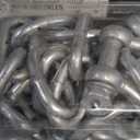 Extreme Max 3006.6572 BoatTector Galvanized Steel Anchor Lead Chain - 5/16" x 5' with 3/8" Shackles