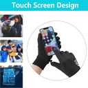 Kids Winter Warm Gloves - Touchscreen Thermal Water-Resistant for Boys Girls Running Cycling Football in Cold Weather (Pink, XL)