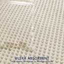 SUBRTEX Waffle Braided Bath Mat, 24" x 60" Soft Waffle Bath Rugs, Absorbent Non Slip Bathrooom Mats, Machine Washable Area Rug for Bathroom, Quick Dry, White