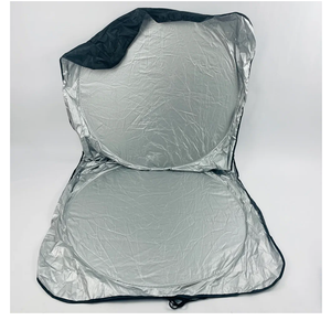 Riveterium 55" x 31" Foldable Automobile Windshield Sunshades with Storage Bag