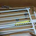 Regalo Safety 29-38.5" Baby Gate for Doorways & Bottom of Stairs, Pressure Mounted Baby Gate with Door for Babies, Toddlers & Pets, Tested & Safe for 30 Years, American Designed, American Owned, White