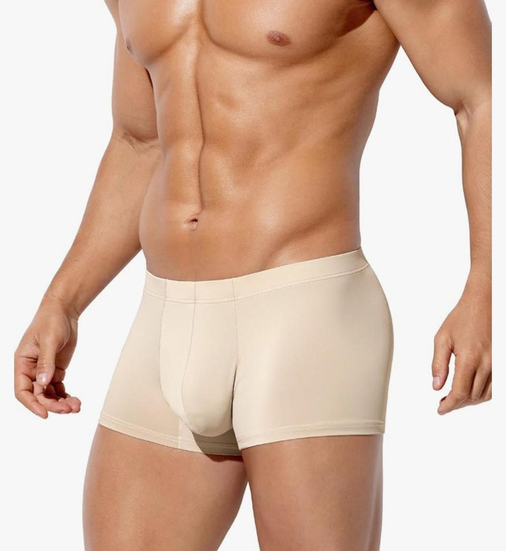 Arjen Kroos Men's Sexy Silky Trunks Underwear Boxer Briefs 1 Pack,M Arjen Kroos Men's Sexy Silky Trunks Underwear Boxer Briefs 1 Pack,M