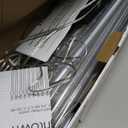 Brightown Solar Meteor Shower Lights Outdoor - 576 LED Rain Drop Lights with 16 Tubes, 16 Inches - Solar Powered Christmas Decorations for Tree Bushes Holiday Party Christmas Decor, Warm White