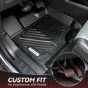 YITAMOTOR Floor Mats & Cargo Liner Fit for Honda CR-V 2026-2023, All Weather TPE Custom Fit for CRV (Gasoline & Hybrid & e:FCEV) Floor Liners with Cargo Mat (Upper Position) Full Set, Black