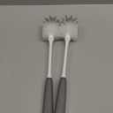 MR.SIGA Long Handle Bottle Brush, Flexible Scrub Brush for Water Bottles, Glasswares, Mugs, Gray, 2 Pack