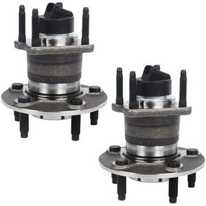 Autoround Pair 512250 Rear Wheel Hub and Bearing Assembly Fit for Chevy Cobalt 05-10, HHR 06-11/ Pontiac G5 07-10, Pursuit 05-06/ Saturn Ion 04-07 5 Lug w/ABS