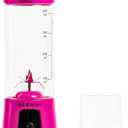 BLENDi Pro+ Portable Blender (New 2025 Model, 17.5oz, Hot Pink)  Upgraded Ice Crushing 120W Motor, USB-C Rechargeable, Cordless Personal Blender Smoothies & Shakes  BPA-Free, Travel-Friendly