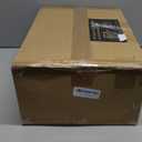 Goodluck 350 Piece Black Plastic Dinnerware Set for Party, Clear Disposable Plates for 50 Guests, Include: 50 Dinner Plastic Plates, 50 Dessert Plates, 50 Pre Rolled Napkins with Cutlery Set, 50 Cups