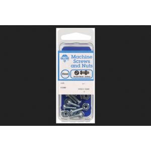 Hillman No. 1/4-20 in. x 2 in. L Slotted Round Head Zinc-Plated Steel Machine Screws 5 pk
