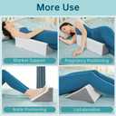 Wedge Pillow for Sleeping, Side Sleeper Body Back Positioners for Back Pain, Preventing Bedsores, After Surgery, Pregnancy Support, Ankle Support, Bed Wedge Pillow for Side Sleepers