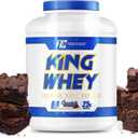 Ronnie Coleman Signature Series King Mass XL Protein Powder, Weight and Muscle Gainer, 60g Protein, 180g Carbohydrates, 1,000+ Calories Per Serving, Creatine and Glutamine (20lb, Dark Chocolate) BBD:05-2028