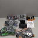 ArmoGear Set of 4 Laser Tag Guns with Vests - Laser Tag Set for Kids and Adults - Toy Guns with 150 ft Range, Night Vision, Invisibility Mode - Battery Operated - Multiplayer Outdoor Game for Ages 8+