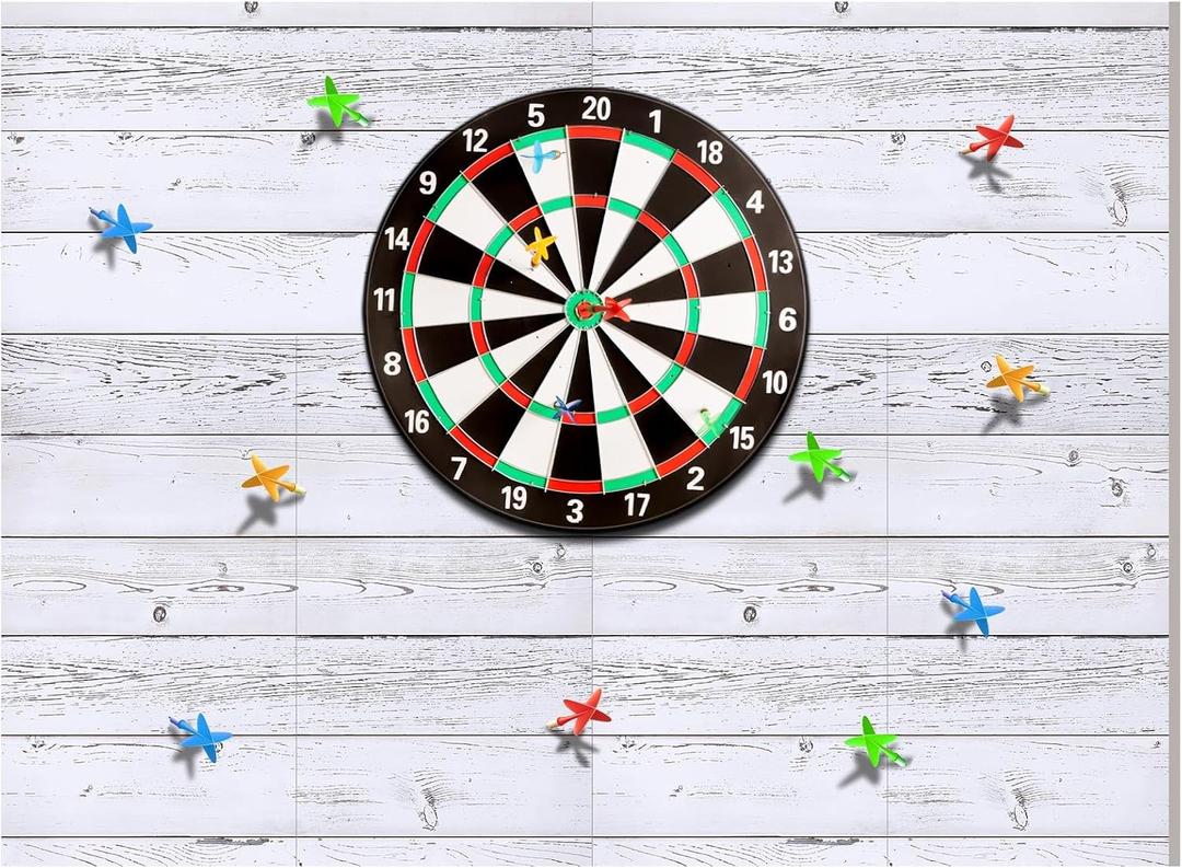 Dart Board Wall Protector, 47 x 35 in, 0.5 in Thick Felt Dart Board Surround Backboard, Self-Adhesive Wall Protection Backing, Cork Alternative for Game Room, Bar, Man Cave