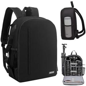 CADeN Camera Backpack Bag Professional for DSLR/SLR Mirrorless Camera Waterproof, Camera Case Compatible for Sony Canon Nikon