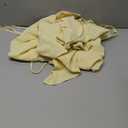 IBTOM CASTLE Women Corset Dress Sleeveless Spaghetti Straps Casual Dresses Boho Slit Lace Up Flowy Midi Bustier Sundress (Medium, Light Yellow)