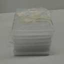12 Pcs Clear A4 A5 File Box Document Plastic Storage Box with 48 Labels File Holder Organizer Box Paper Plastic Case Magazine Protector with Buckle Office School Supplies(White)