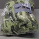 8 Pcs Chunky Yarn for Hand Knitting - Chunky Chenille Yarn for Crocheting - Fluffy Yarn for Crochet - Jumbo Yarn for Hand Knitting 227 yds 61.6 oz of Super Bulky Yarn (Dark Green-Sage Green)