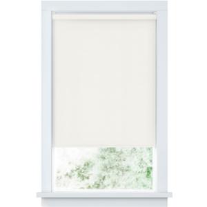 LEVOLOR Basics Cordless Fabric Roller Shade, Easy to Install Blackout Shades for Windows, Neutral White, Fits up to 35 Width and 72 Length, Home Solution for Any Space or Room Decor