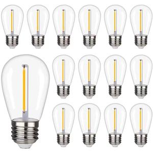 CLSETAIC4.64.6 out of 5 stars(2,694)Shatterproof LED String Lights, Waterproof, Warm White 2200K, 70LM, E26 Base - 15 Pack