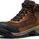 KEEN Utility Mens Skokie Waterproof Work Boots (Carbon Toe), Dark Earth/Black 10.5 Wide