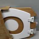 BEMIS 500EC 390 Toilet Seat with Easy Clean & Change Hinges, 1 Pack Round, Cotton White