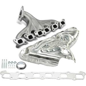 A-Premium [L6 4.2L] Exhaust Manifold W/Gaskets, Studs, Nuts, Bolts Fit for Chevy Trailblazer, Trailblazer EXT & GMC Envoy & Buick Rainier & Isuzu Ascender & Saab 9-7X, 2006 2007, Naturally Aspirated