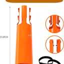 Leaf Blower Air Booster, Leaf Blowers Attachment Compatible with Lb615/765, Universal Blade Blowers Air Booster Attachment for 2-4 Inch Circular Nozzle Blow Pipes(Medium, Orange)