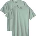 Comfort Colors Adult Heavyweight Short Sleeve Tee, Style G1717/G1745, Multipack (X-Large, Bay), Pack of 2