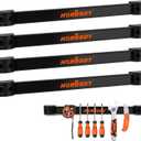 HORUSDY 12" Magnetic Tool Holder Strip, 4-Pack Tool Magnet Bar for Garage Organization, Shop Organization, Mounting Screws Included.