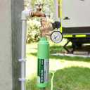 RVGUARD RV Water Pressure Regulator Valve With An Adjustable Knob, Tool-Free, CSA Approved, Lead-Free Brass Water Pressure Reducer with Gauge and Inlet Screen Filter for RV Camper Travel Trailer