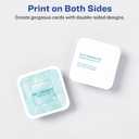 Avery Clean Edge Printable Square Cards with Sure Feed Technology, Rounded Corners, 2.5" x 2.5", White, 180 Blank Cards for Laser Printers (35703)