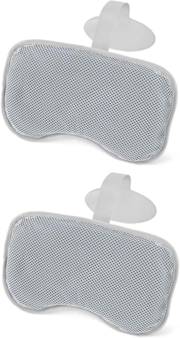 SaluSpa Padded Pillows (2-Pack),Grey