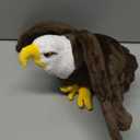 Bald Eagle Plush Toy - Stuffed Animal with Bendable and Stretchable Wings, Gifts for Kids (23.6in)