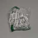 Long Telephone Extension Cord 50 FT, White, Phone Cable Wire with Standard RJ11 Plug, 1 Phone Line Splitter, 1 in-line Coupler and 35 Cable Clips for Telephone Calling Communication