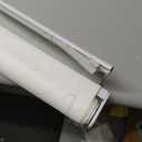 ChrisDowa Cordless Blackout Roller Shades for Windows, Thermal Insulated UV Protection Pull Down Shades, Total Blackout Window Blinds for Home, Office, Bedroom, Door (62" W x 72" H, Grey)