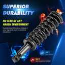 Front Strut Shock Assembly w/Coil Spring Compatible with Toyota 4Runner 1996-2002 3.4L V6 4WD, Replace 171351L 171351R, Left & Right, 2PCS