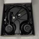 (2025 Upgraded) Wireless Headset with Mic for Work, Bluetooth Headset with Noise Canceling Microphone, Wireless Headphones with Mic and USB Dongle and Mute, Fit for Computer/PC/Teams (Black)