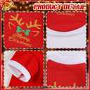 Dog Christmas Outfit,Christmas Dog Clothes Sweater Pajamas,Fleece Dogs Fall Winter Sweater Male Female,Medium