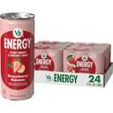 V8 Energy Strawberry Banana Juice Energy Drink, 8 fl oz Can (24 Pack), BBD May 22/26
